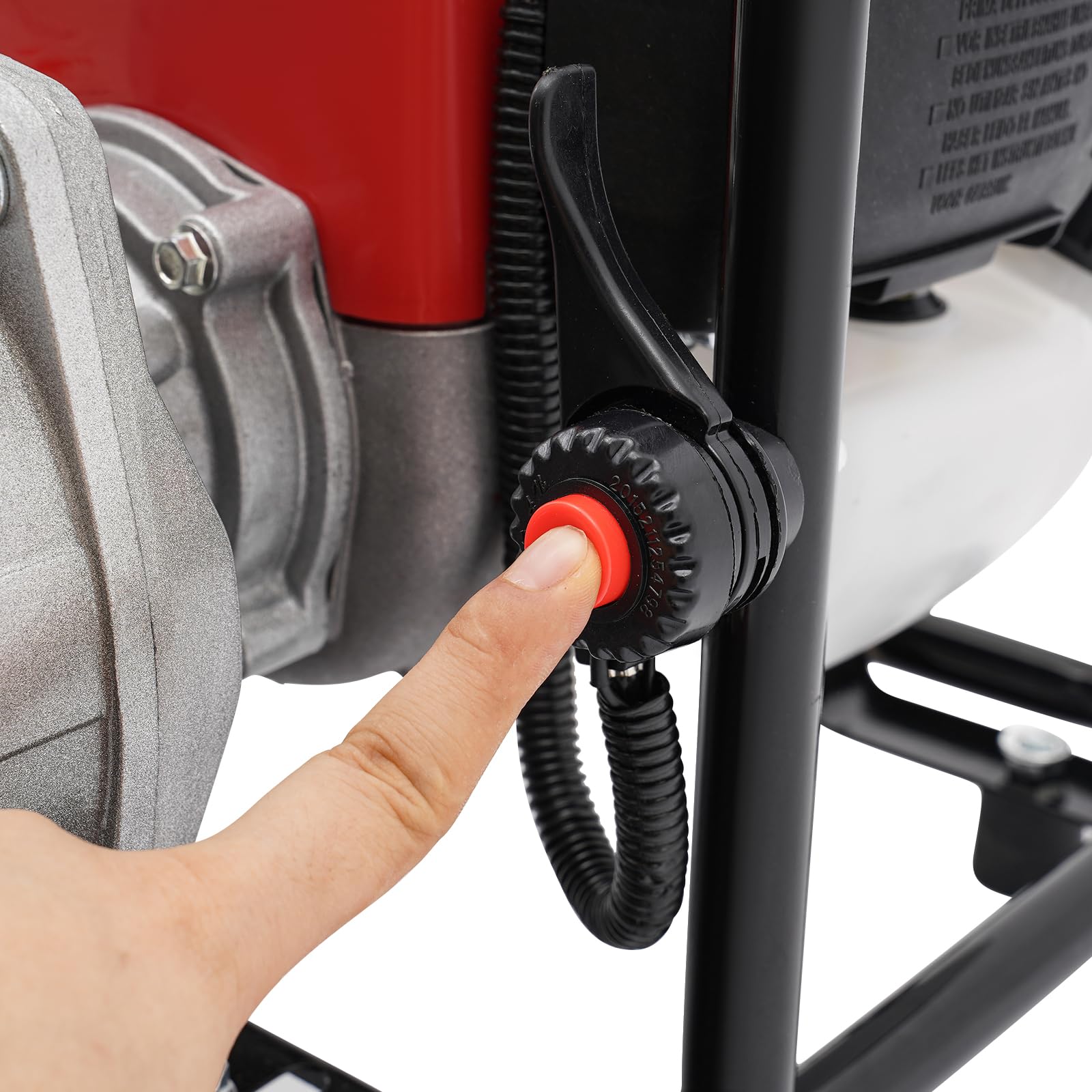 Pompa dell'acqua a benzina 38cc 1,2KW 30m 8500rpm motore 4 tempi base metallo maniglia