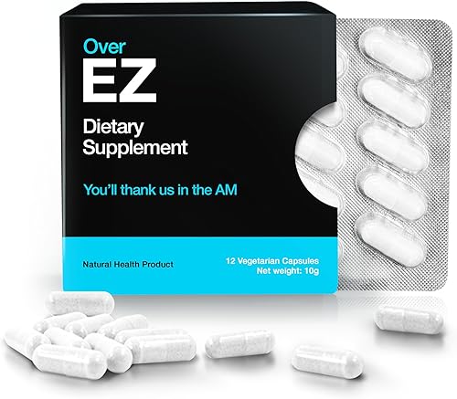 Suplemento de prebebida - Píldoras de recuperación y prevención de fiestas para una salida nocturna y mejores mañanas (12 cápsulas) y cardo mariano,