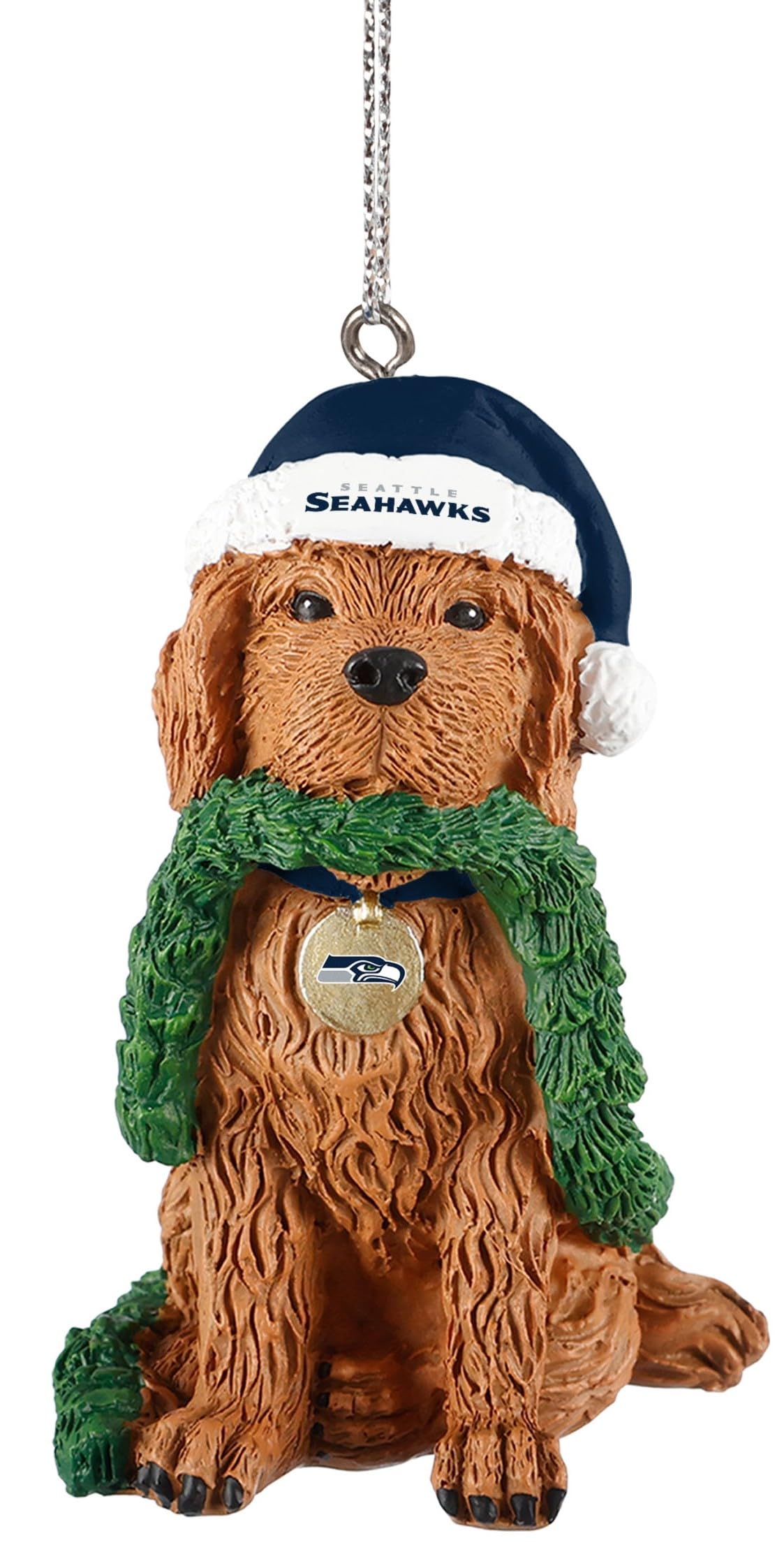 FOCO Seattle Seahawks Dog Holiday Ornament