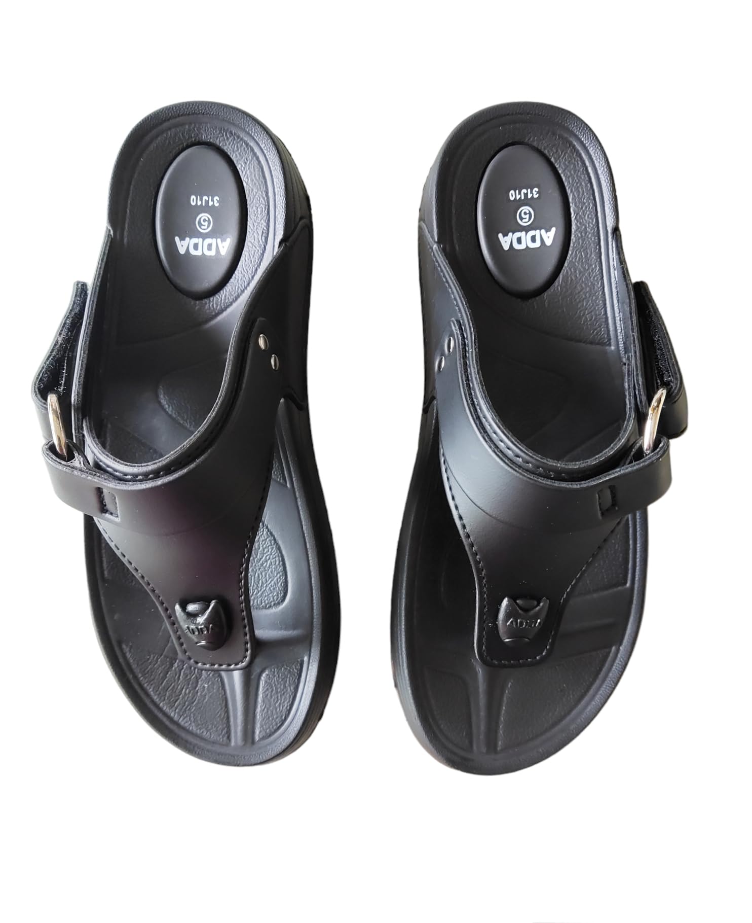 ADDA (LABEL) VOGUE-555 || Durable & Comfortable || 2D Sole || Lightweight || Fashionable || Super Soft || Outdoor Slipper || Wedges for Women FULL BLACK UK 4 (B0DBQFXZMZ) Amazon Price History, Amazon Price Tracker
