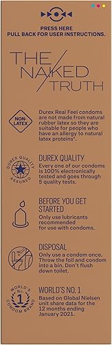 Miniatura 15 de Durex Avanti Bare RealFeel Condón sin látex, ASA-092, 24 unidades, 1, 1