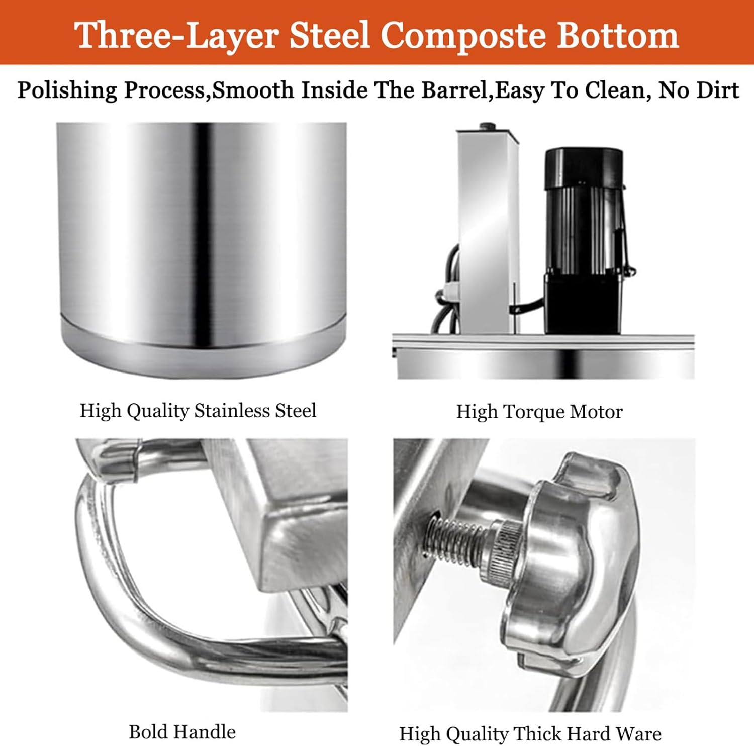 Commercial Food Mixer 20L/25L/40L/60L/85L - Automatic Mixer with 4 Blade Stirring Scraper for Jam, Sauce, Fillings, Hot Pot Seasoning & Stir Frying Machine