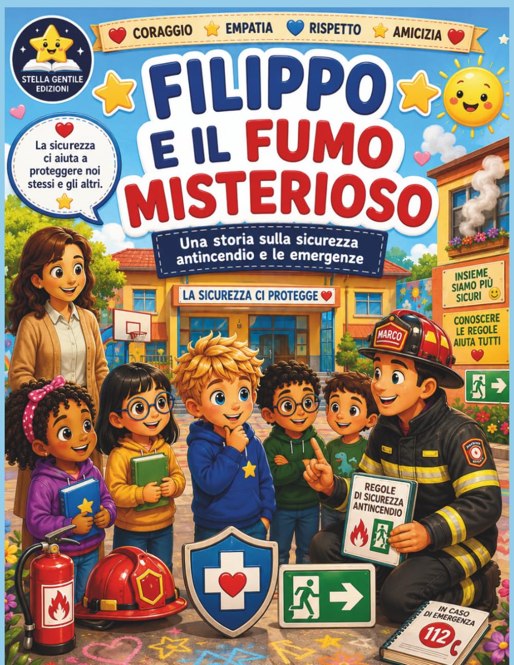 Filippo e il fumo misterioso: Una storia sulla sicurezza antincendio e le emergenze (Filippo impara a stare sicuro)