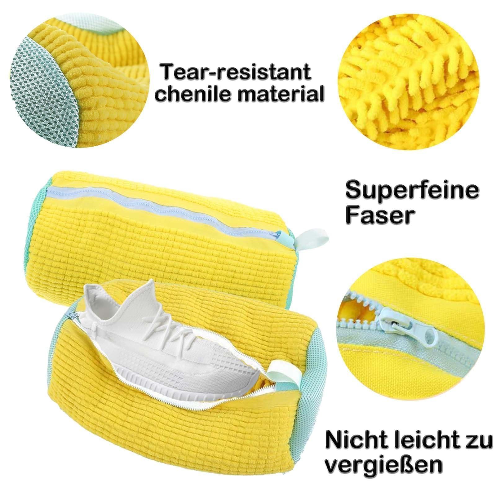 Schuhwaschbeutel Für Waschmaschine - Wiederverwendbarer Mesh Beutel