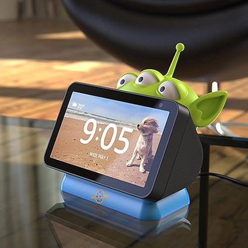 OtterBox Pixar Den Series - Soporte de juguete para Amazon Echo Show 5 (solo 1ª y 2ª generación, extraterrestre/azul)