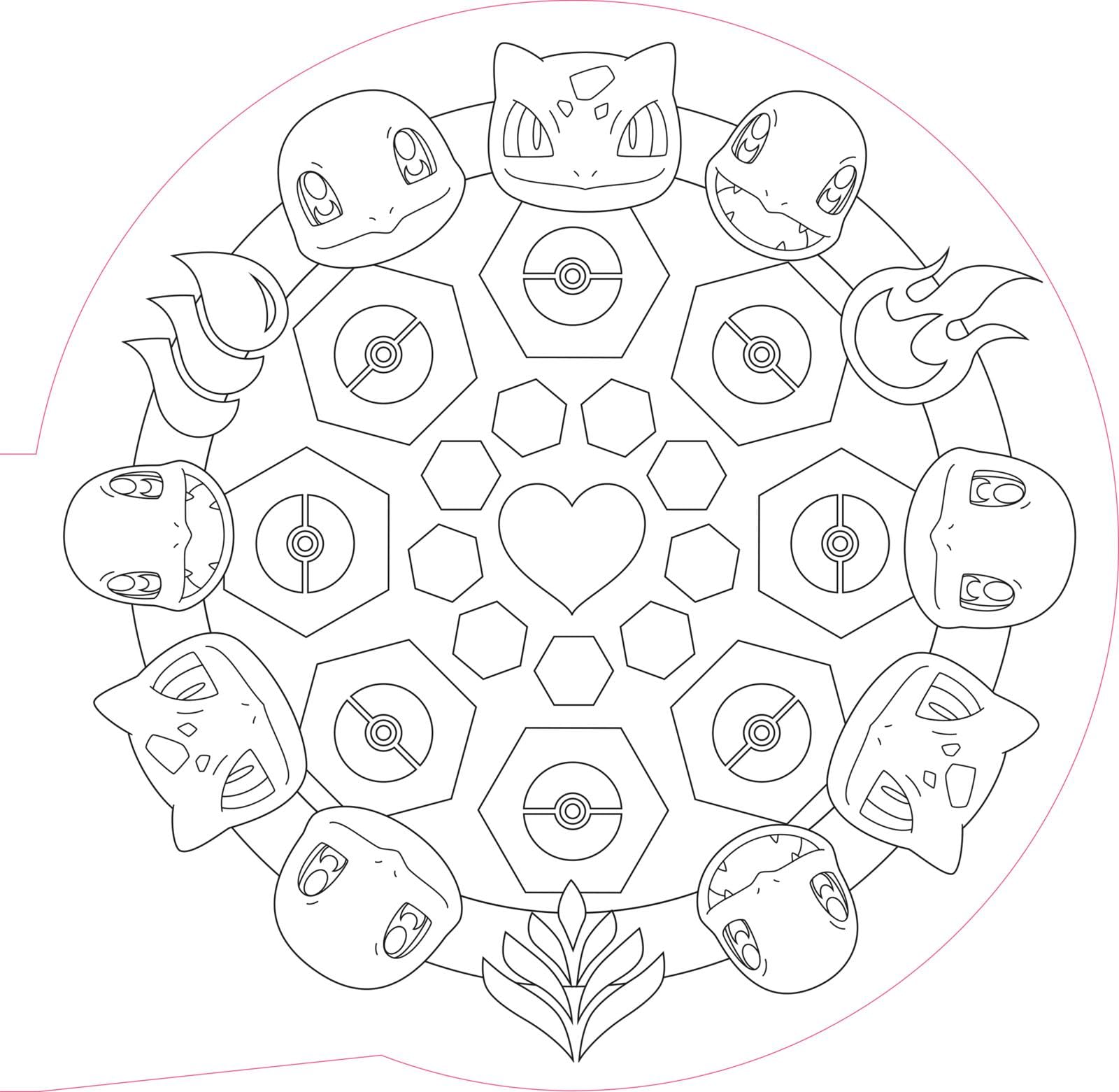 Pokémon Activity-Buch: Mandala-Malspaß