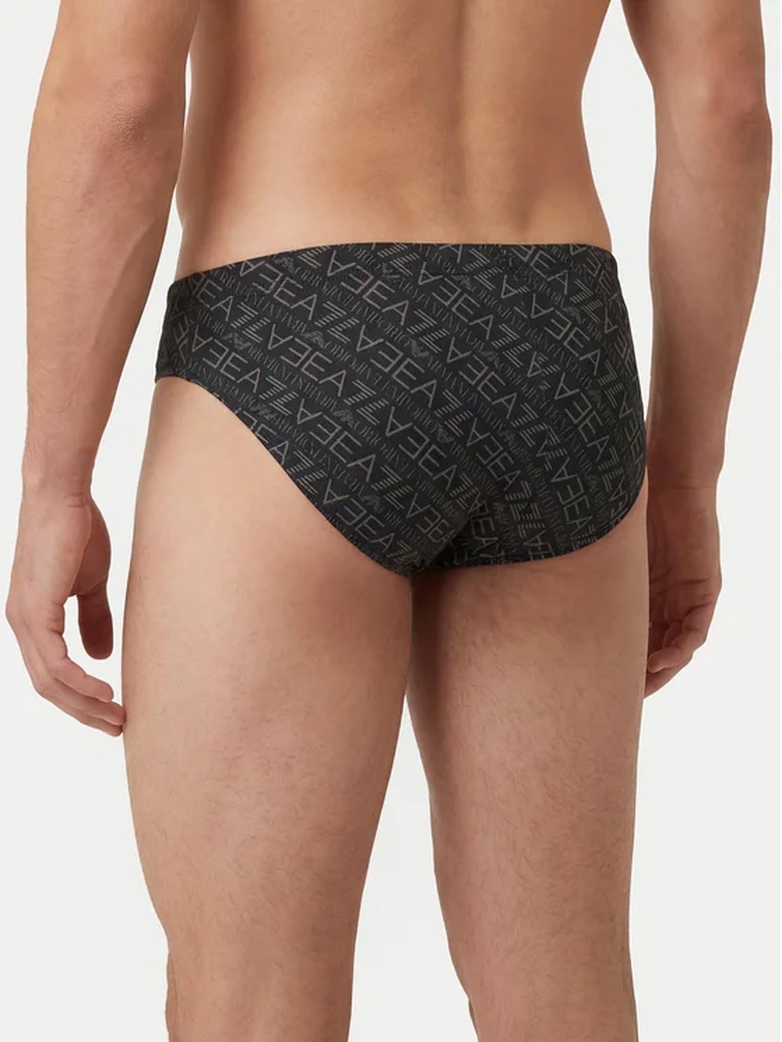 EA7 Emporio Armani Costume Uomo Slip Graphic Series con Stampa Monogram ASV 7M000501AF21249 8033922375910 - L L Nero Grigio