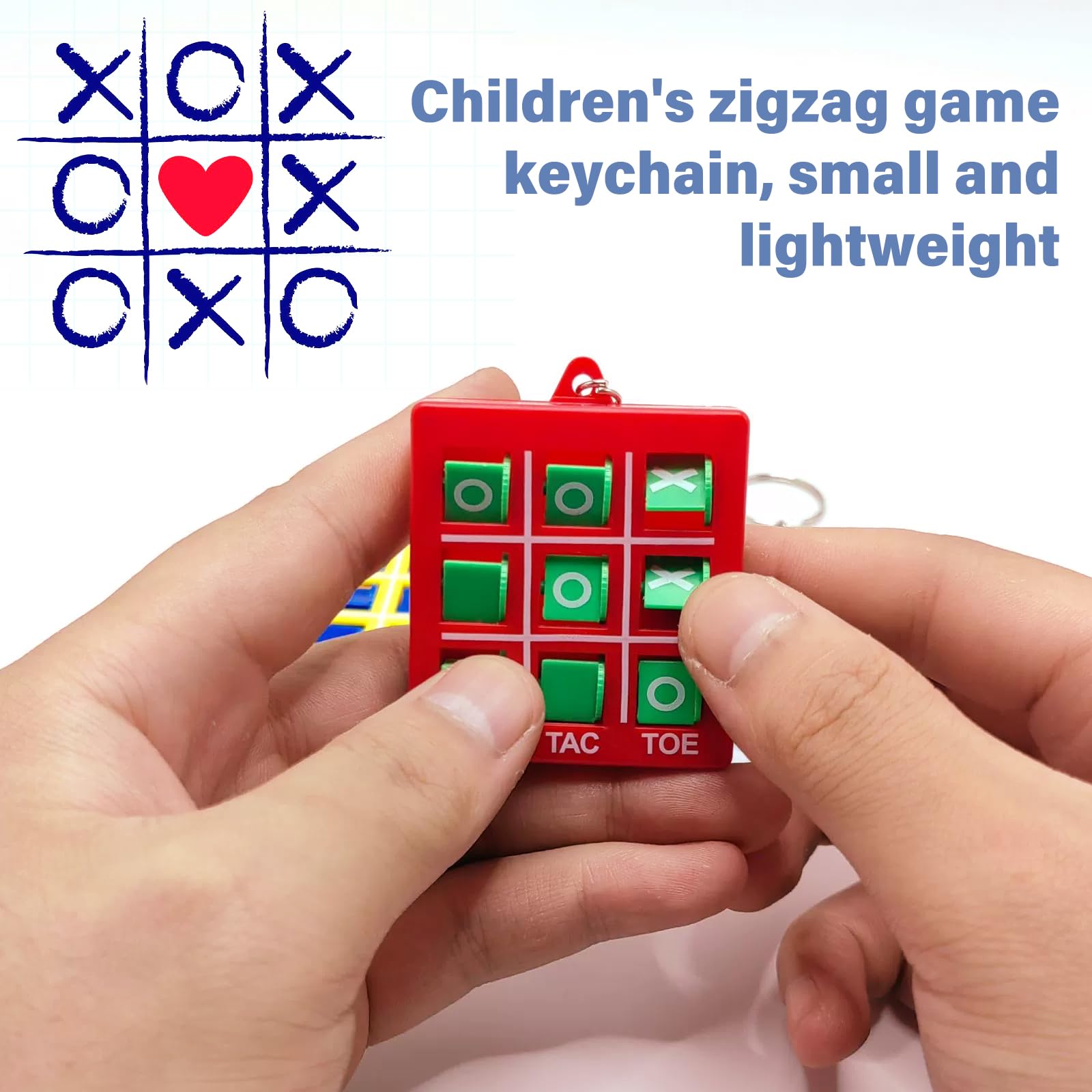 32 Llaveros De Juego De Tic Tac Toe Para Niños De 4 A 8 A 12 Años