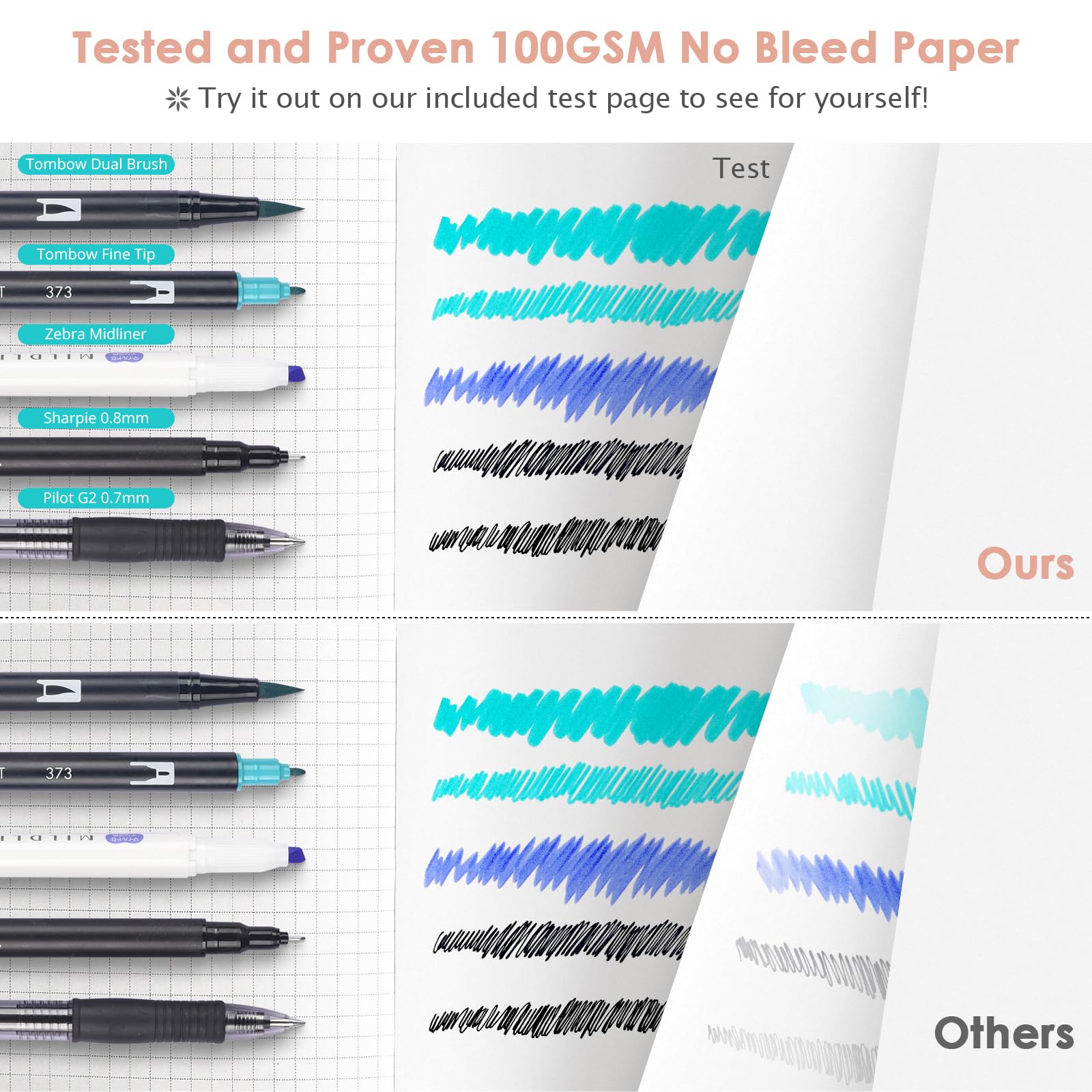 Amazon | OFFIGIFT グラフ用紙ノート 312ページ Lサイズ A5ハード