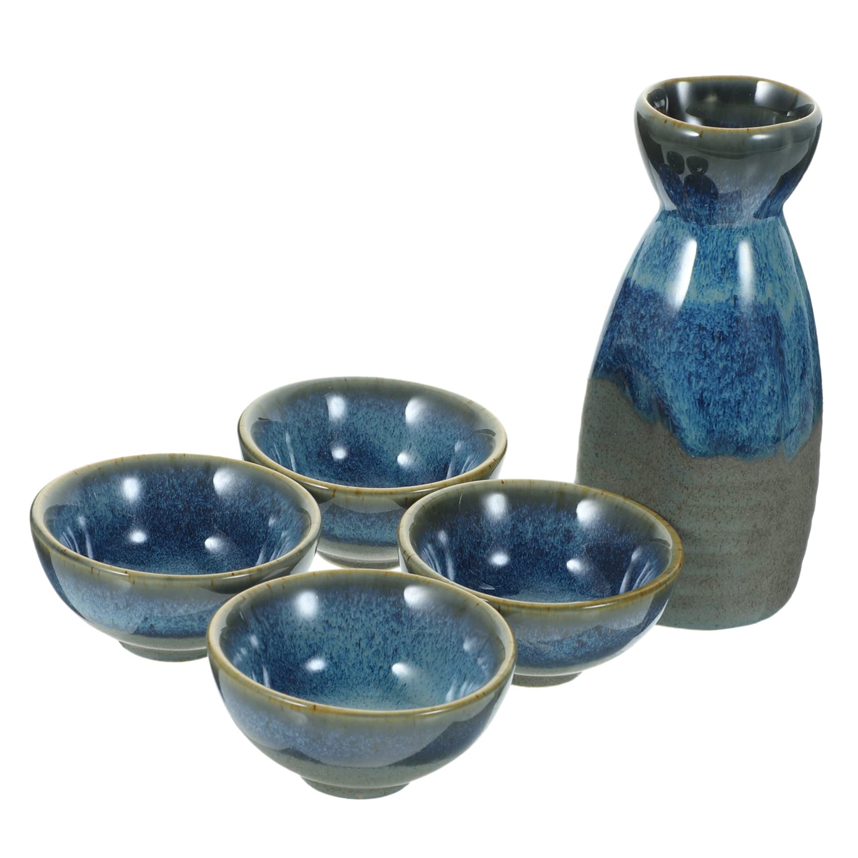 LIFKOME Japanisches Sake Satz 1 Keramik 130ml 40ml Elegant Geschenkideen