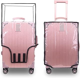 Luggage Covers For Suitcase Tsa Approved Luggage Cover PVC Clear Suitcase Covers for Luggage Waterproof Suitcase Cover Fits 28inch Travel Case