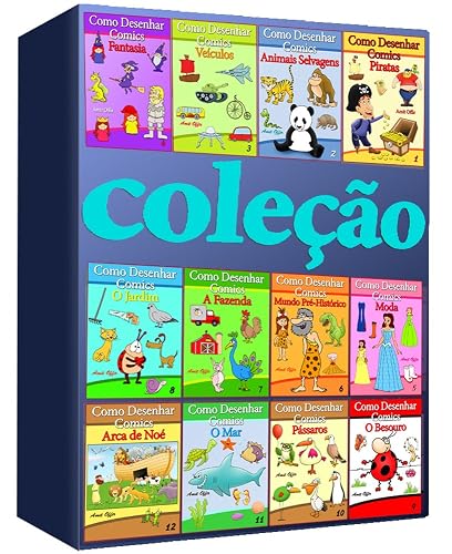 Como Desenhar Comics: (Coleção de 12 Livros) (Livros Infantis - Coleção Livro 1)