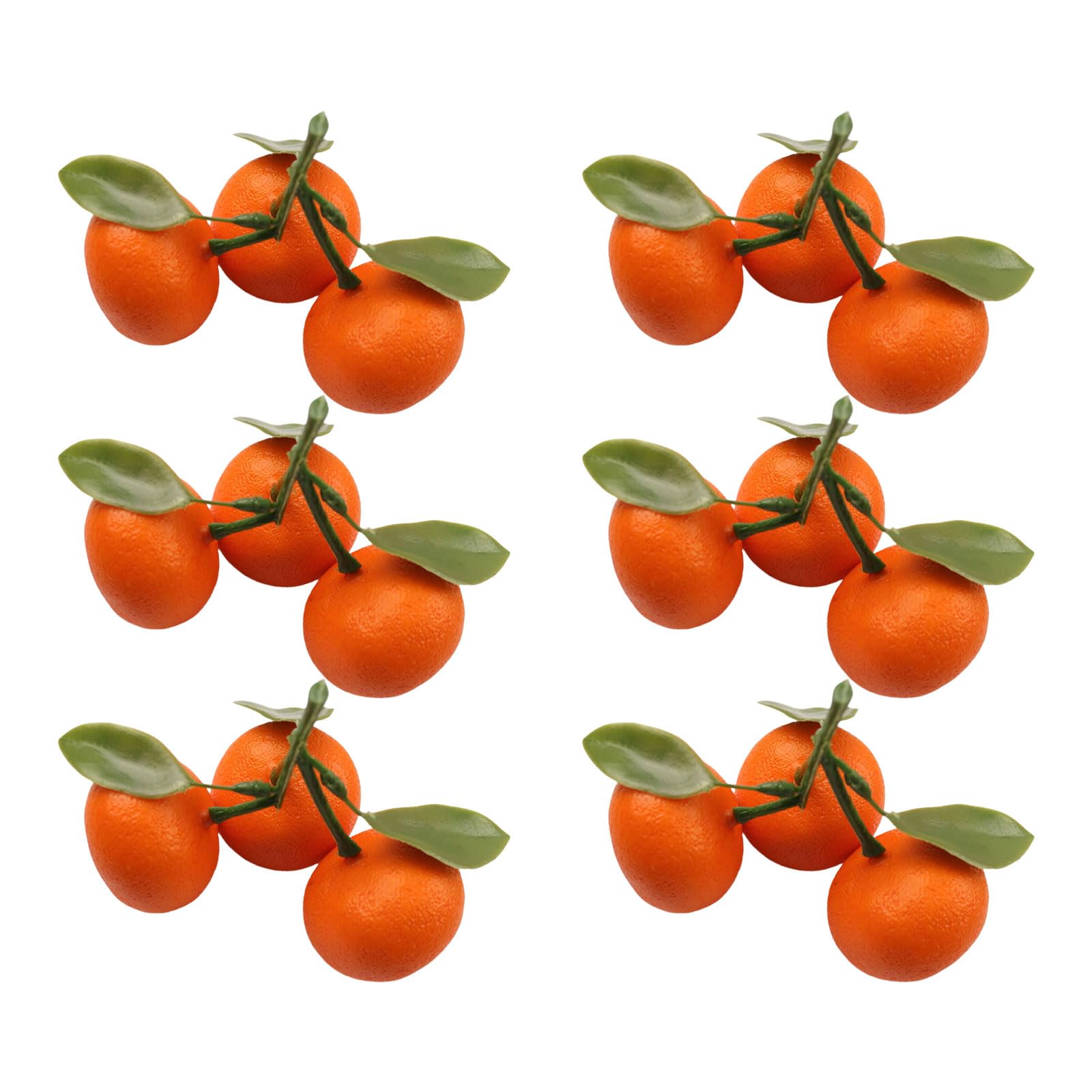 carotoe Realistic Tangerine Oranges Decors Artificial Miniature Tangerines Models for Creative Homes and Party Arrangements Wreath Accessories