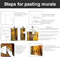 Vista 37 de Gold Modern Feather Fabric Wallpaper Living Room Bedroom Bathroom Large Wall Mural- 137"x96"（ not Peel and Stick）