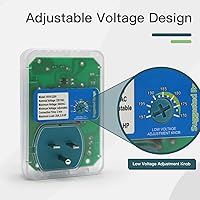 Vista 7 de BSEED - Protector electrónico contra sobretensiones para electrodomésticos, protector de voltaje para refrigeradores y congeladores, salida