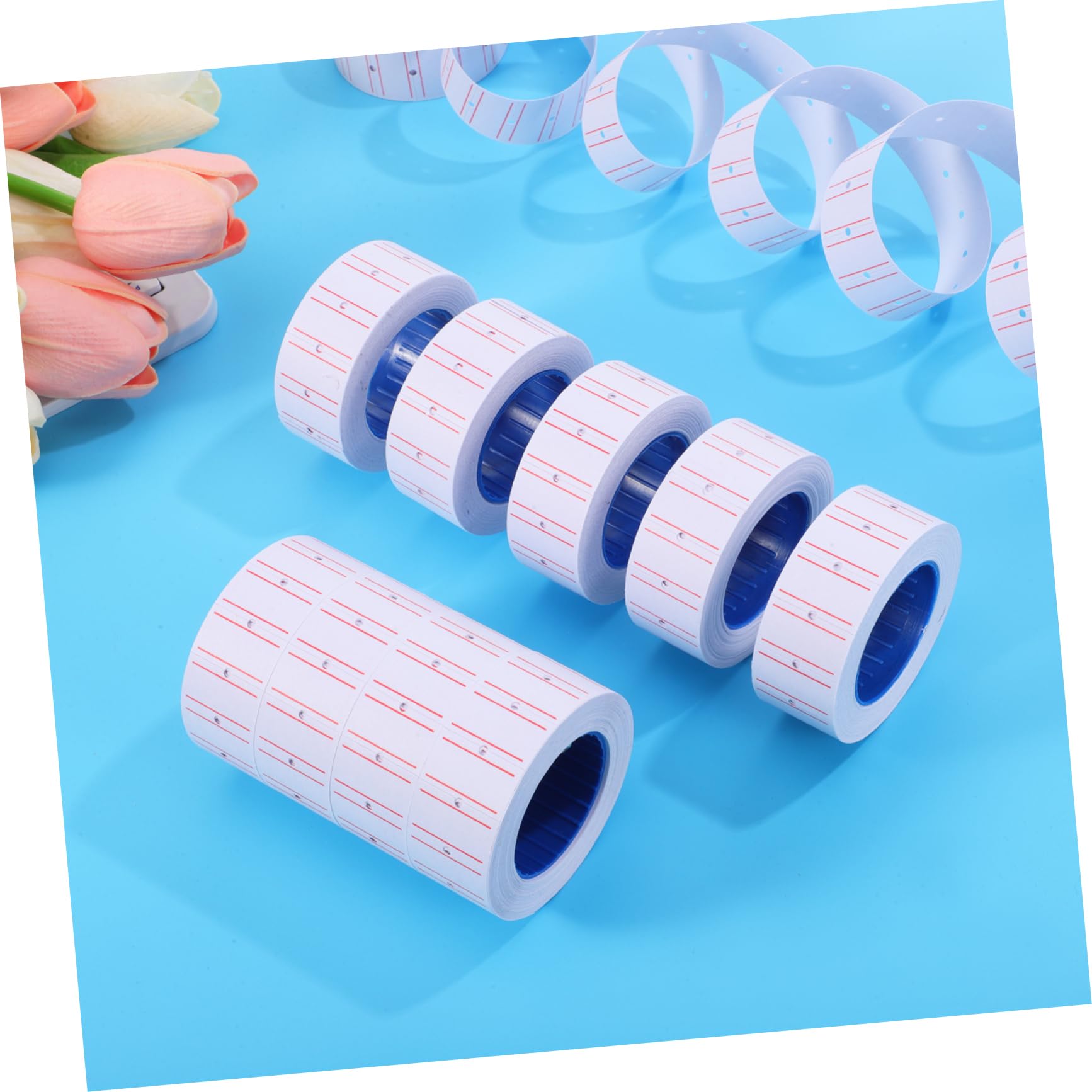 VILLFUL Garage Sale Stickers 10 Rolls Single Row Printing Retail Tags Strong Adhesion
