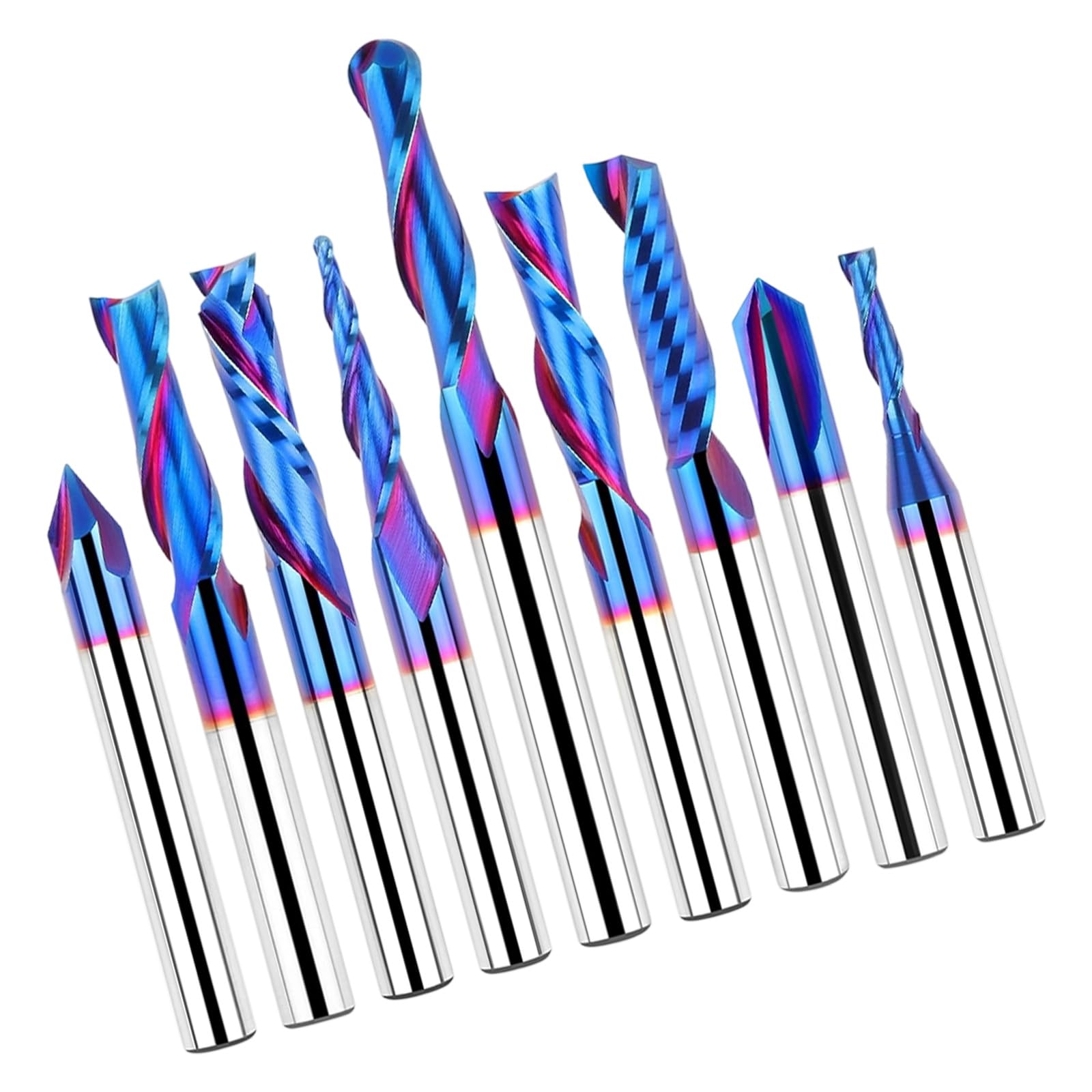 1. Brocas De Enrutador Aleación Profesionales Vástago 1/4 "para Grabar Ranuras Y Carpintería En Madera Dura/Juego Brocas Enrutador Aleación Compuestas