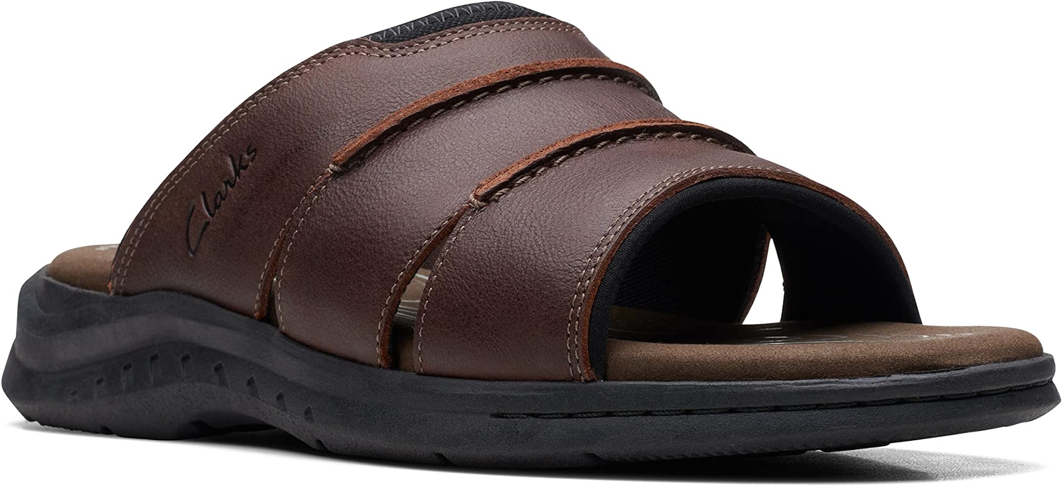 ファッション (クラークス) Clarks メンズ イージーフラットサンダル