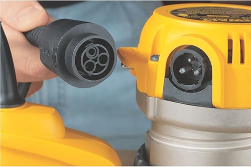 Miniatura 4 de DEWALT Router, velocidad variable, base fija, 2-14 HP (DW618K) , amarillo