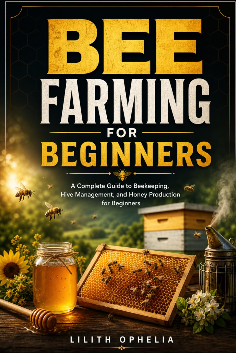 Bee Farming For Beginners: A Complete Guide to Beekeeping, Hive Management, and Honey Production for Beginners