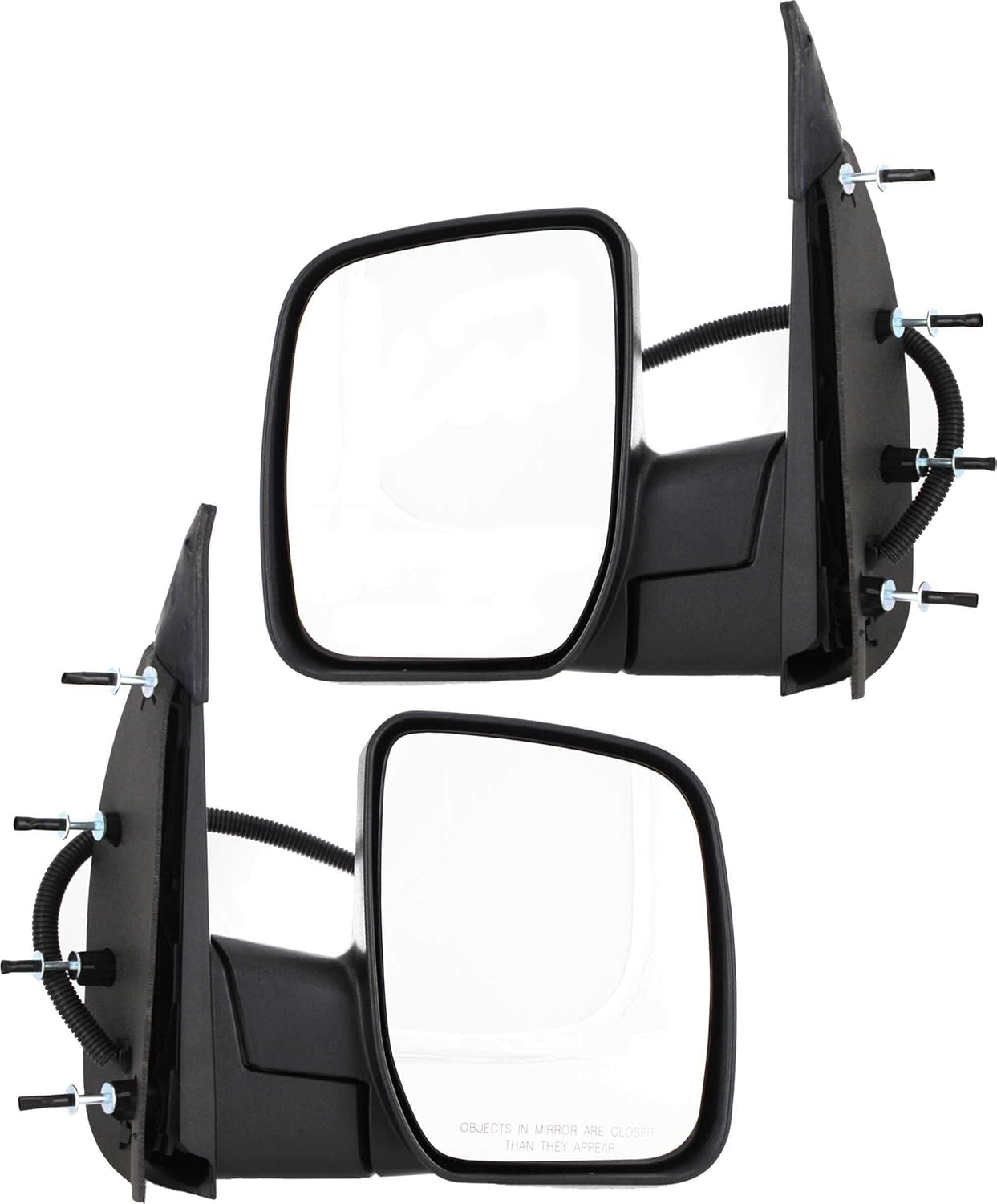 Kool Vue Driver Side Power Mirror for Ford E-350 Super Duty E-250 E-150 E-450 Super Duty 2007-2008 Textured