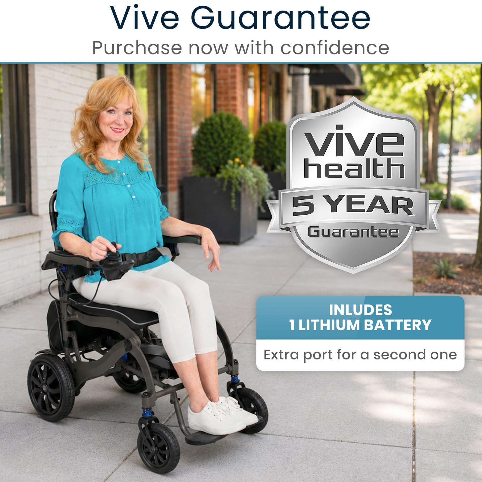 Lightweight Electric Wheelchair - Vive Airframe -9 Lightweight Electric Wheelchair - Vive Airframe -9