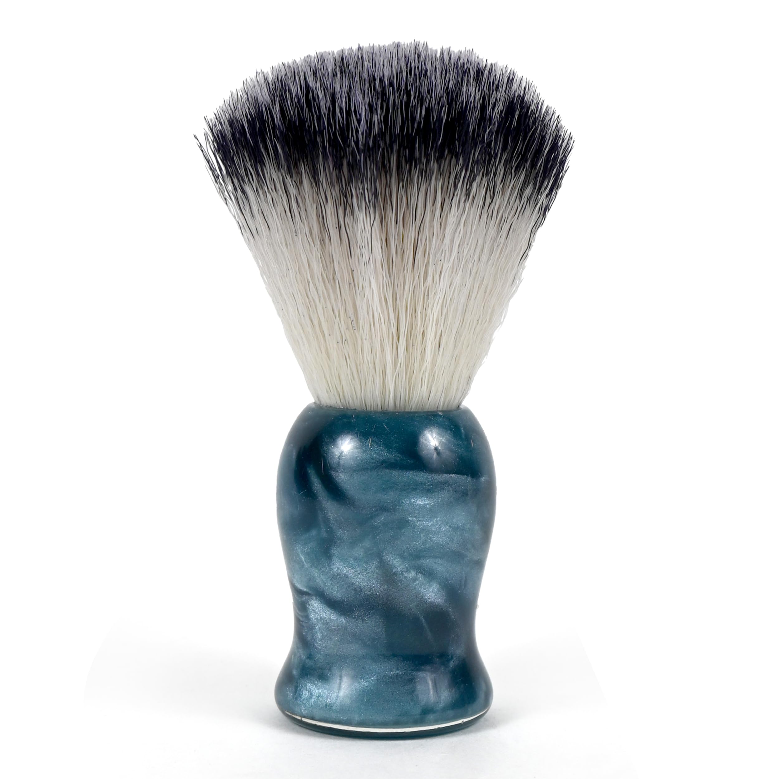 UrbanMooch Luxuriously Soft Shaving Brush for Men | Marble Edition| Experience Premium Cruelty-Free Bristles and Stylish Marble-Toned Ergonomic Handle | Hand-crafted with Passion in India (BLUE) - Image 2 thumbnail