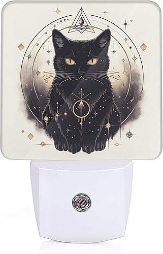 Miniatura 8 de Luz nocturna de arco iris bohemio, luz nocturna enchufable, sensor de atardecer a amanecer, luces nocturnas para escaleras, pasillo, cocina, Arco