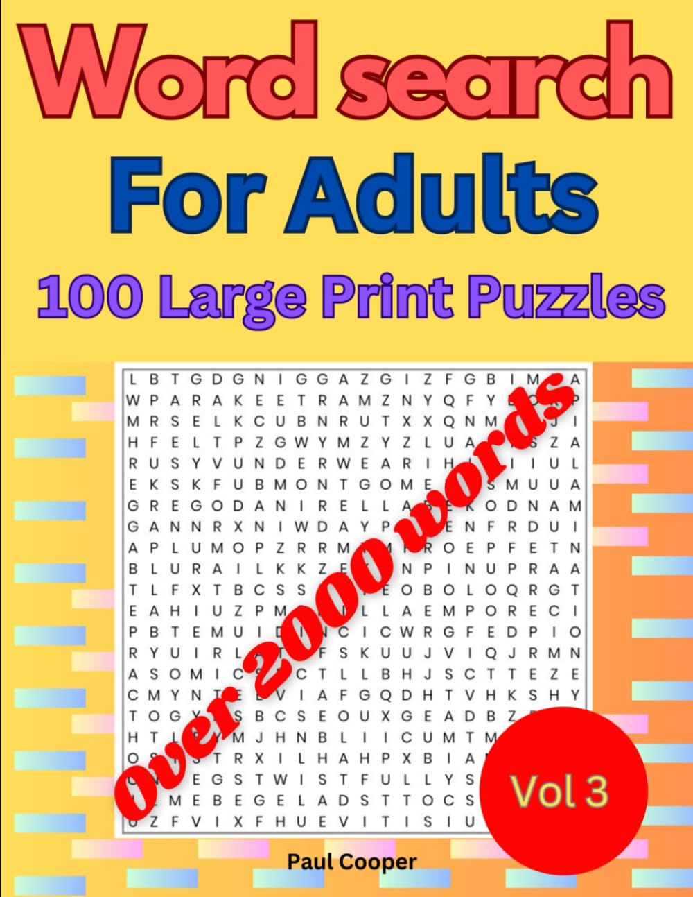 Word Search for Adults Vol 3