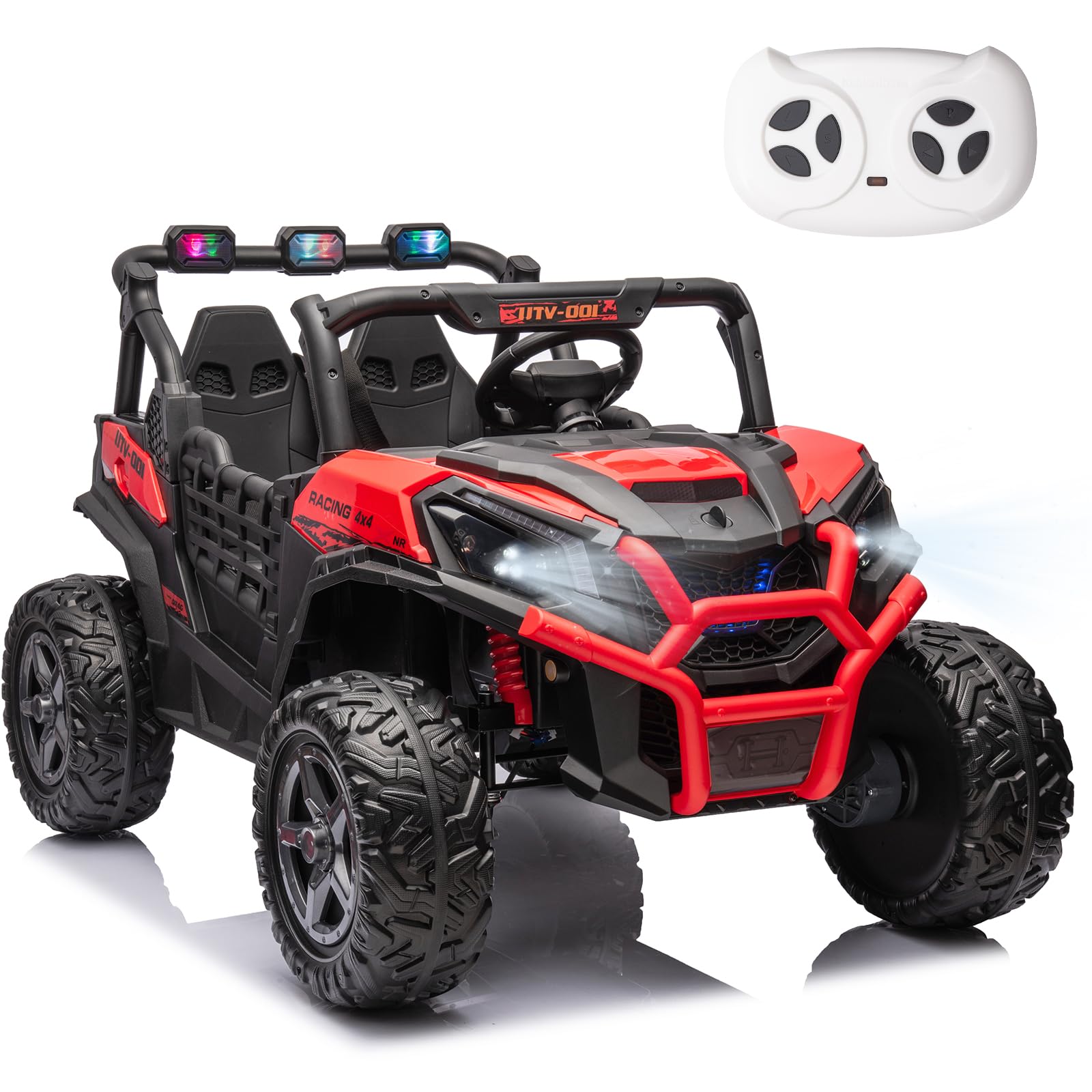 Kid Police 4WD UTV 24V Ride On Toys for Big Kids 2 Seater Ride On Toys Kids