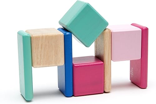 Miniatura 7 de Juego de 8 piezas de bloques de madera y estuche de bolsillo Tegu, sets de 8 piezas, talla única , Jungle