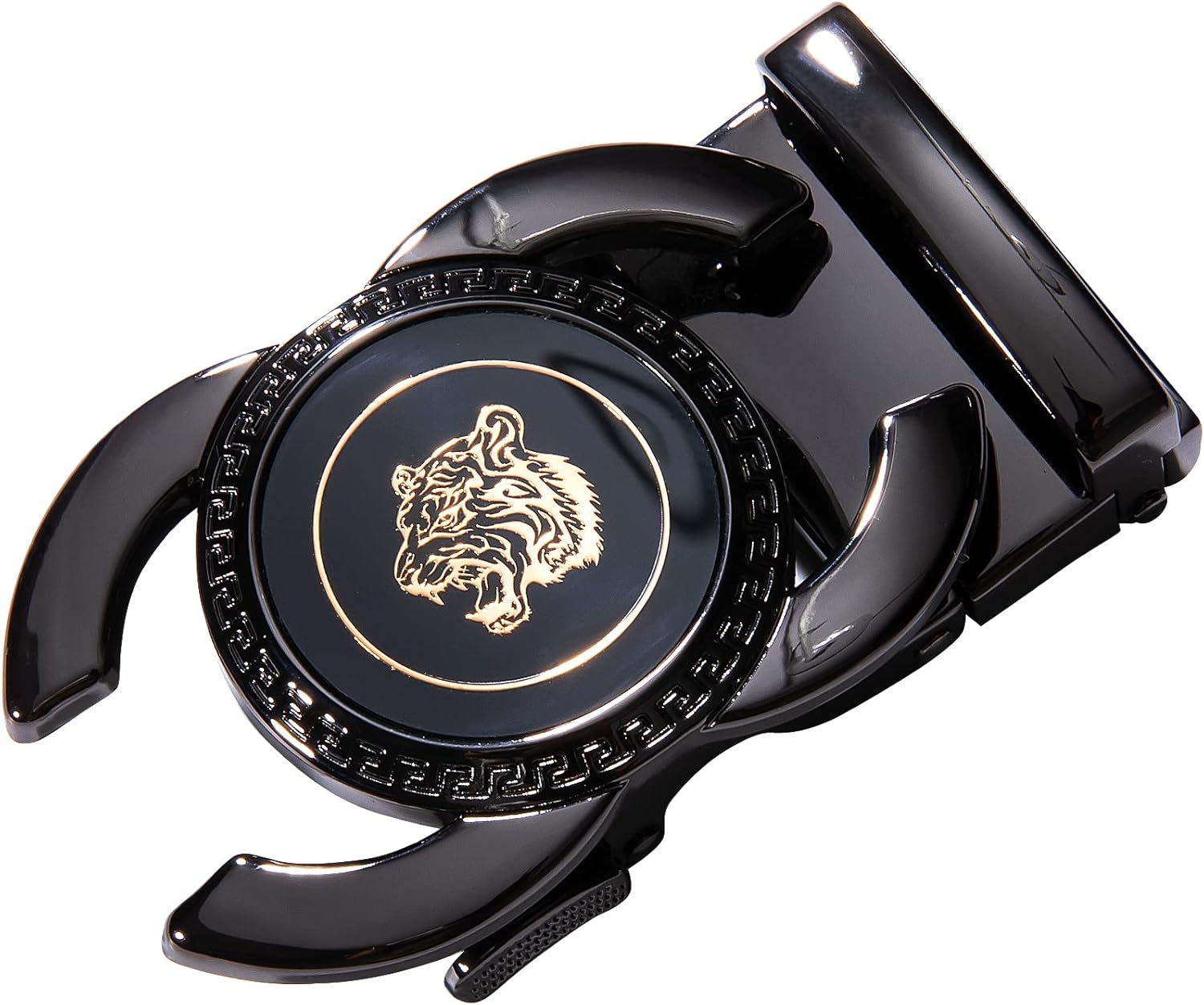 Dubulle Designer Ratchet Belt for Men Leather Fashion Adjustable Automatic Buckle Sliding Removable Dress Casual - Image 3