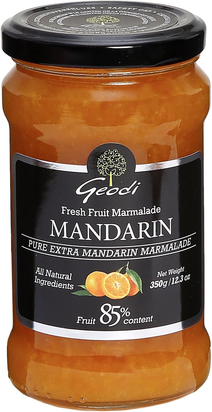 Pure Extra 85% Fruit Mandarin Marmalade, 350 g (Pack of 2)