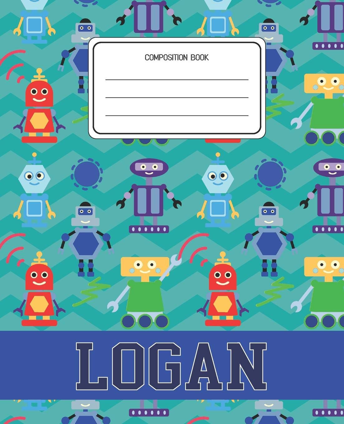 Titel: Robots Pattern Composition Book Name Logan für…