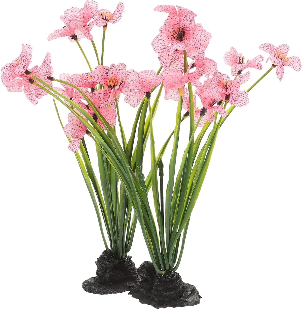 NOLITOY 2Pcs Pink Fish Tank Decor Aquarium Decoration- Betta Water Plants Decoration Models for Aquarium Decorative