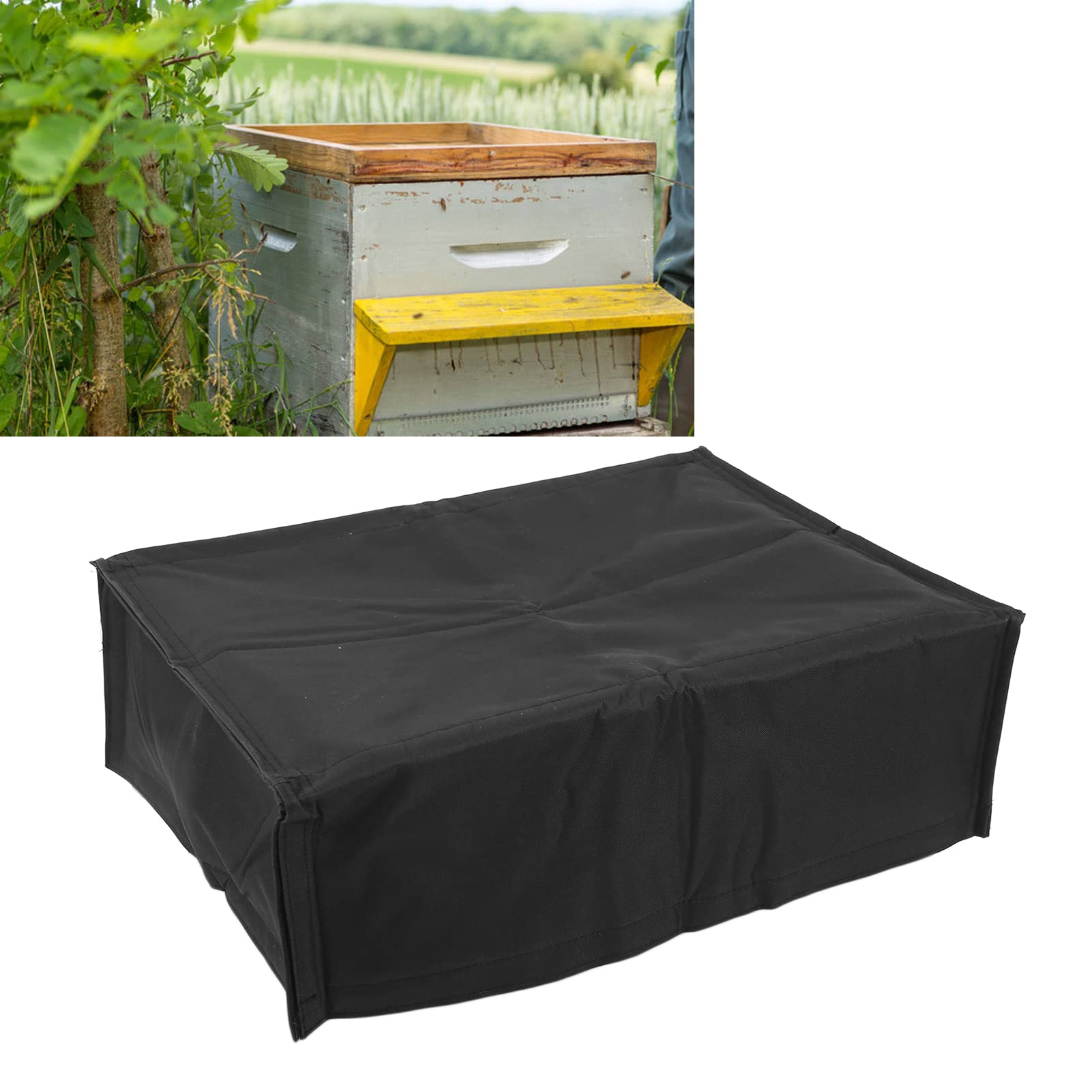 Housse Isolante Pour Ruche D’hiver – 5 Couches, Imperméable, Ajustable – Dimensions Environ 193 X 60 Cm – Protection Contre Le Froid