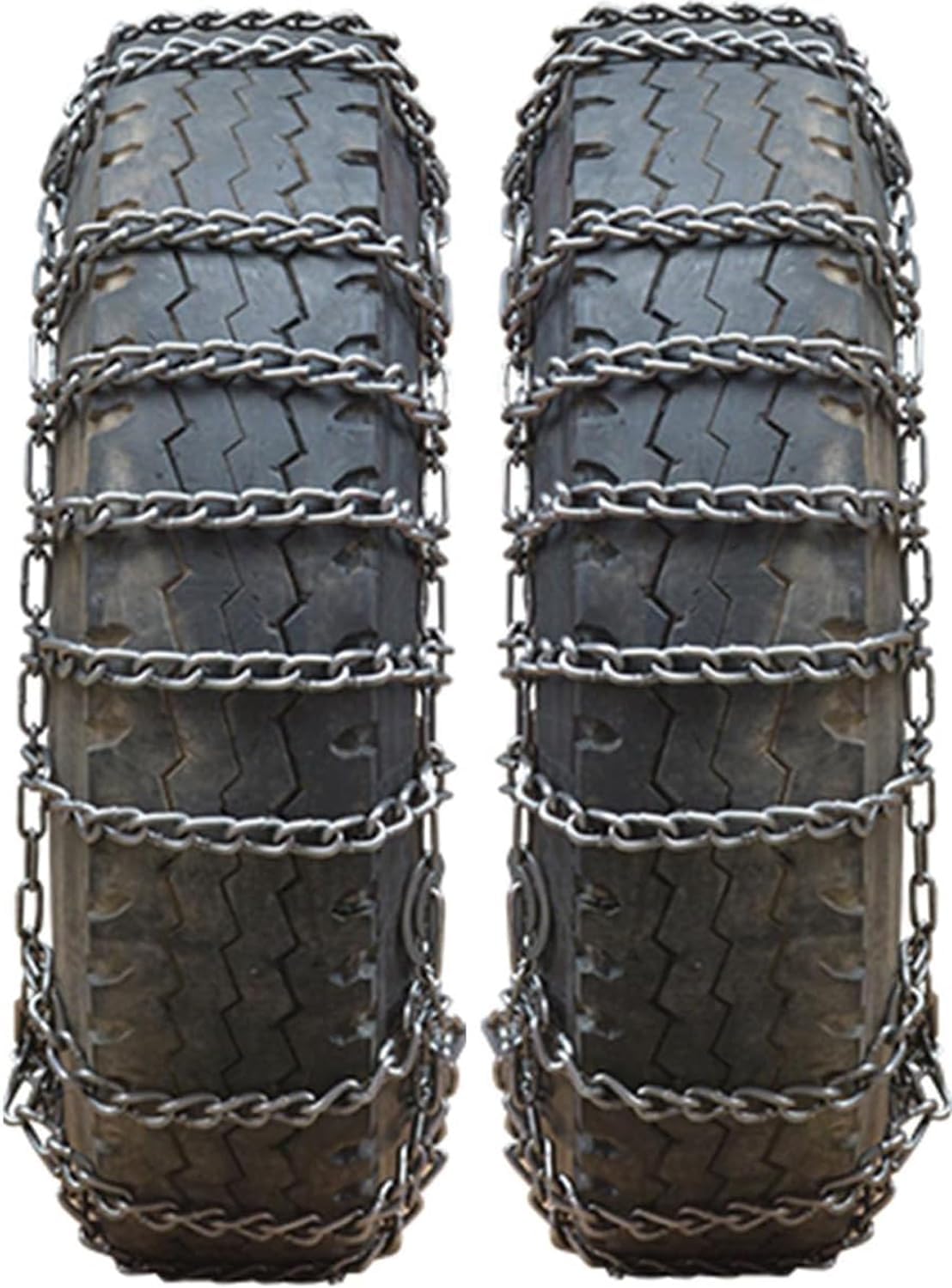2pc Snow Chains for Semi Trucks Snow Chains for Car Tires Universal Metal Tire Chains for SUV Trucks Pickup Trucks Semi Trucks Van Dually Trucks ATV Light Truck 9mm_295/70R22.5 9mm 11R22.5