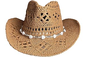 Fashionable Straw Cowboy Hats for Beach-loving Cowgirls