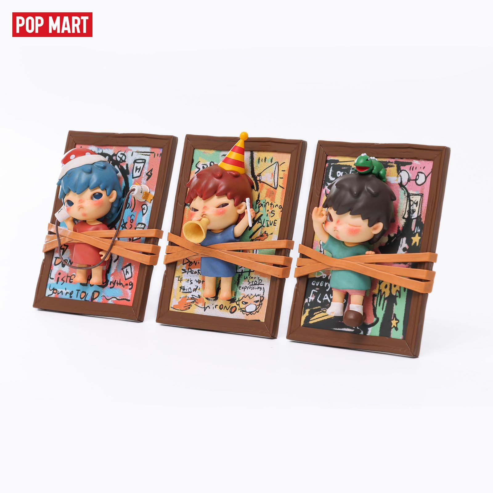 Amazon.com: POP MART Hirono Listening Saying Seeing Figurines Set Amazon.com: POP MART Hirono Listening Saying Seeing Figurines Set