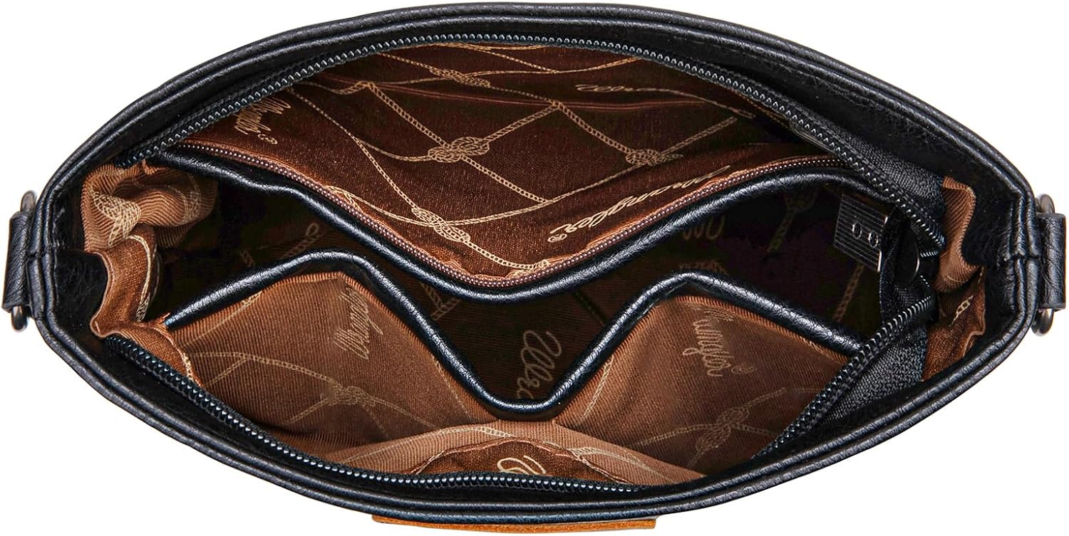 Wrangler Crossbody Purses for Women Two Tone Crossbody Bags Women Purses and Handbags - Image 5