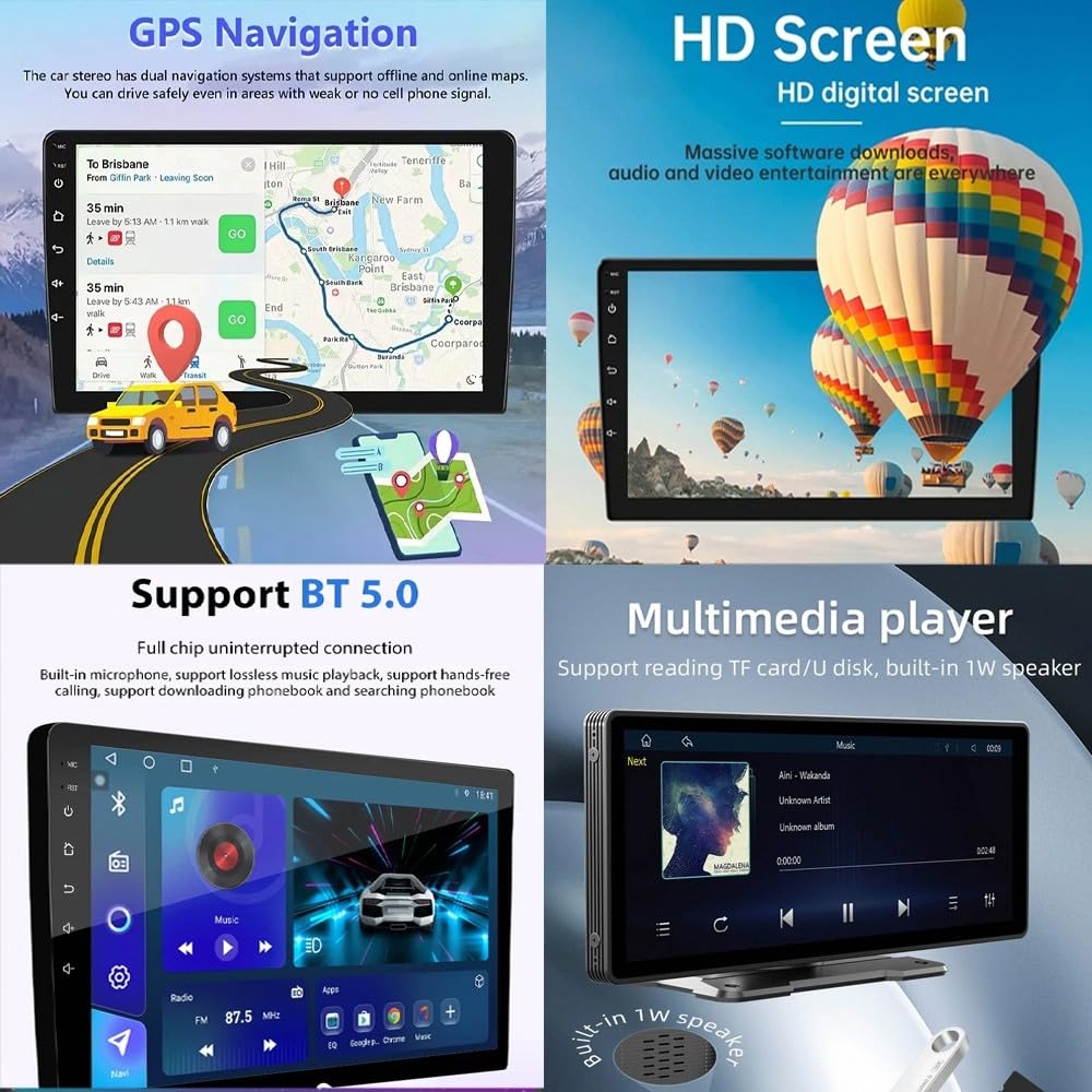 Car Stereo Carplay Radio de Coche para Chevrolet Cruze 2015-2020 Soporta Bluetooth, Control Volante, USB, WiFi, 4G, Mirror-Link, GPS Navegador/Radio FM, 4 Nuclear 4G+64G