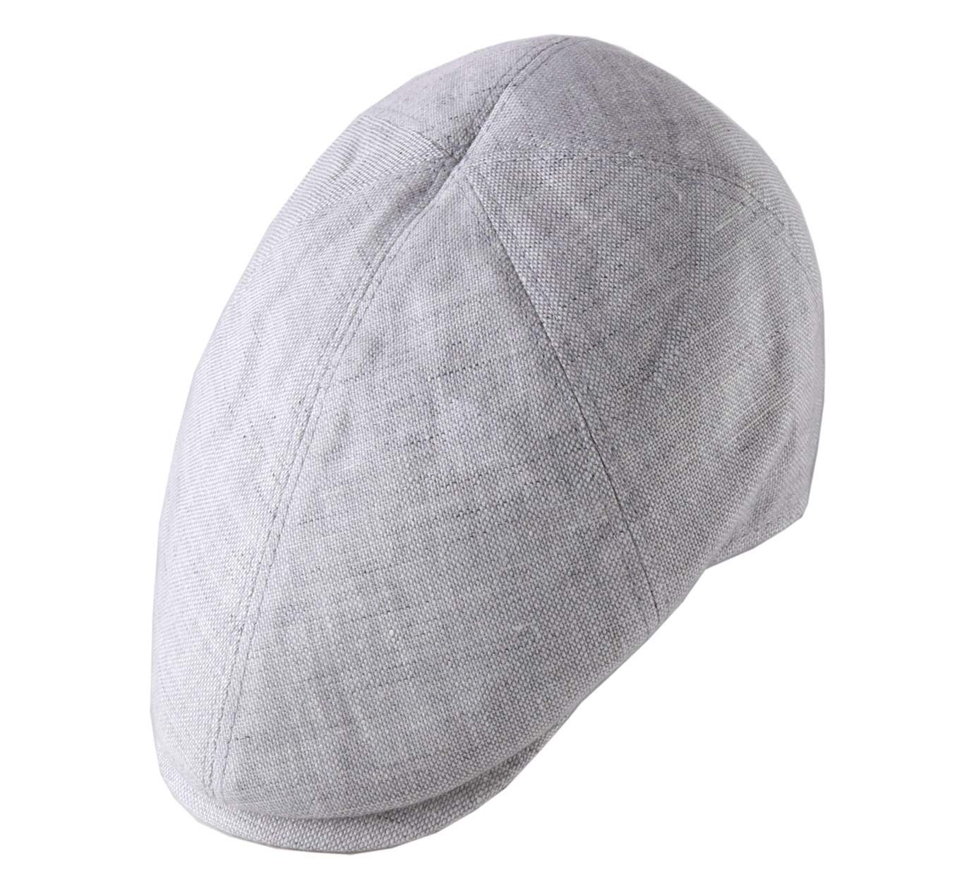 Béret Casquette Plate Homme Femme Classic Cap Lin