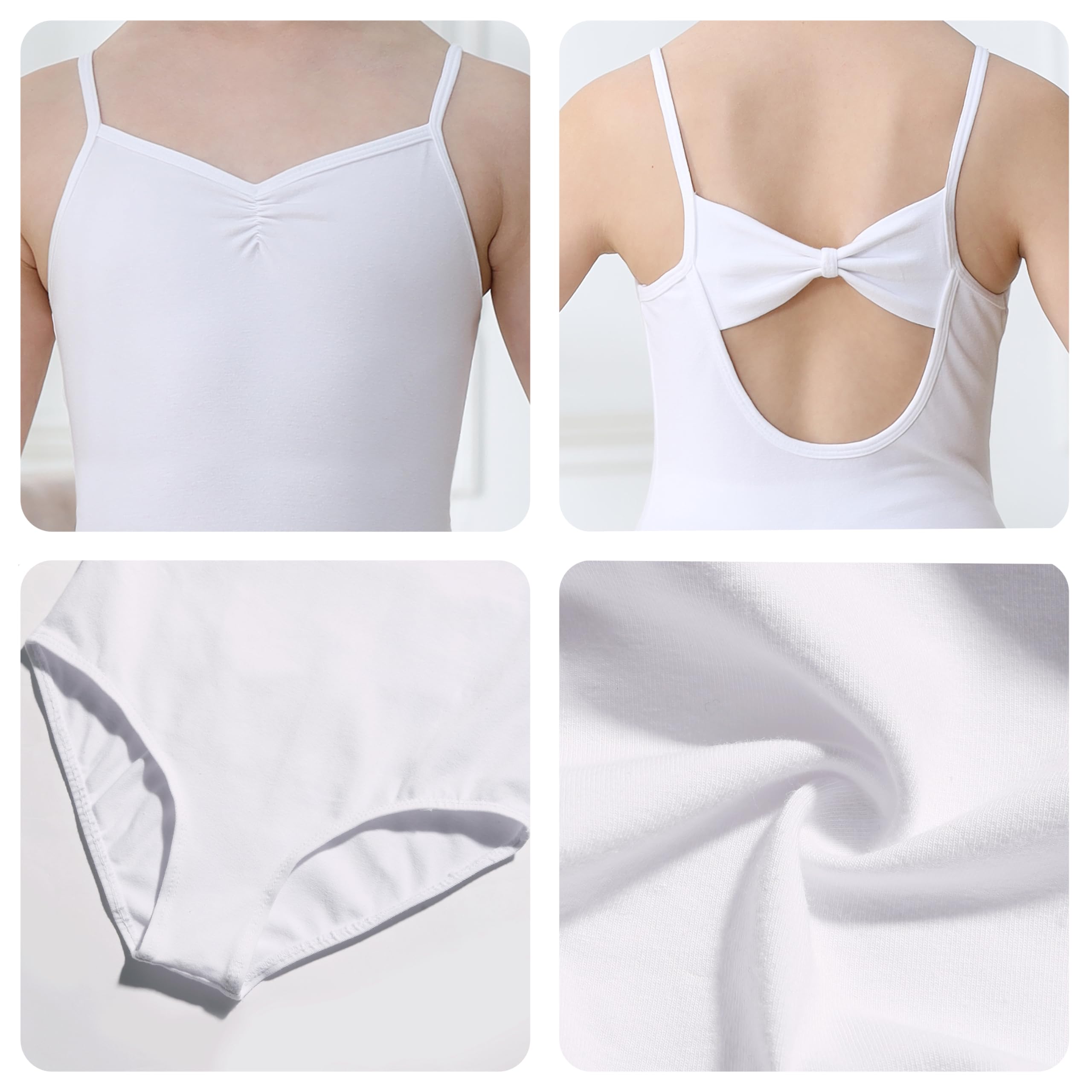 Maillot de Ballet Danza para Niña Algodón Leotardo Ropa