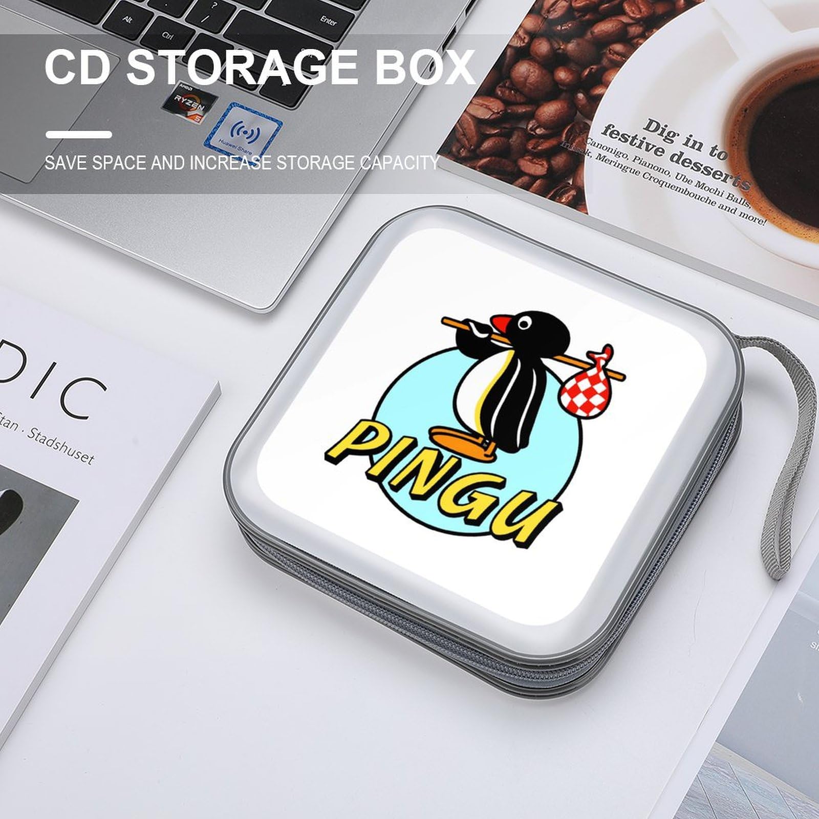 Amazon.co.jp: CDケース ピングー キャラクター ペンギン DVDケース