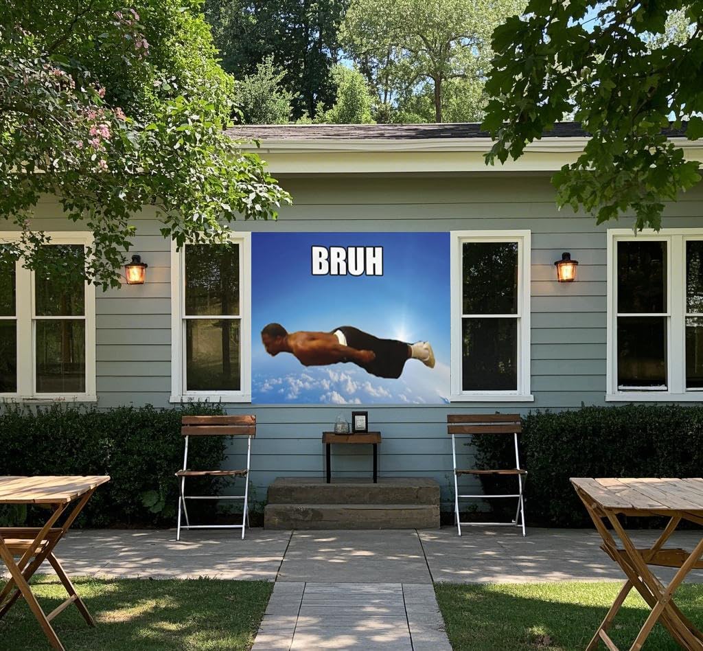 BRUH Flag 3x5 FT, BRUH Banner with 4 Brass Grommets,Durable Polyester. Outdoor Trippy Flag For Room Guys Outdoor Banner For Beach, Retirement Gifts For Friends, Indoor Outdoor Flags (3x5ft) - Image 6