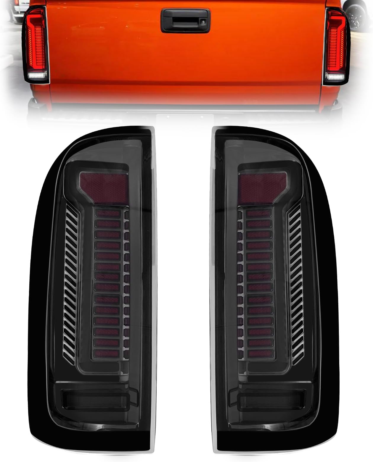 3ème Feu Stop LED Fumé Pour Chevy Colorado GMC Canyon 2015-2022 - Lampe Cargo Inclus - Neuf