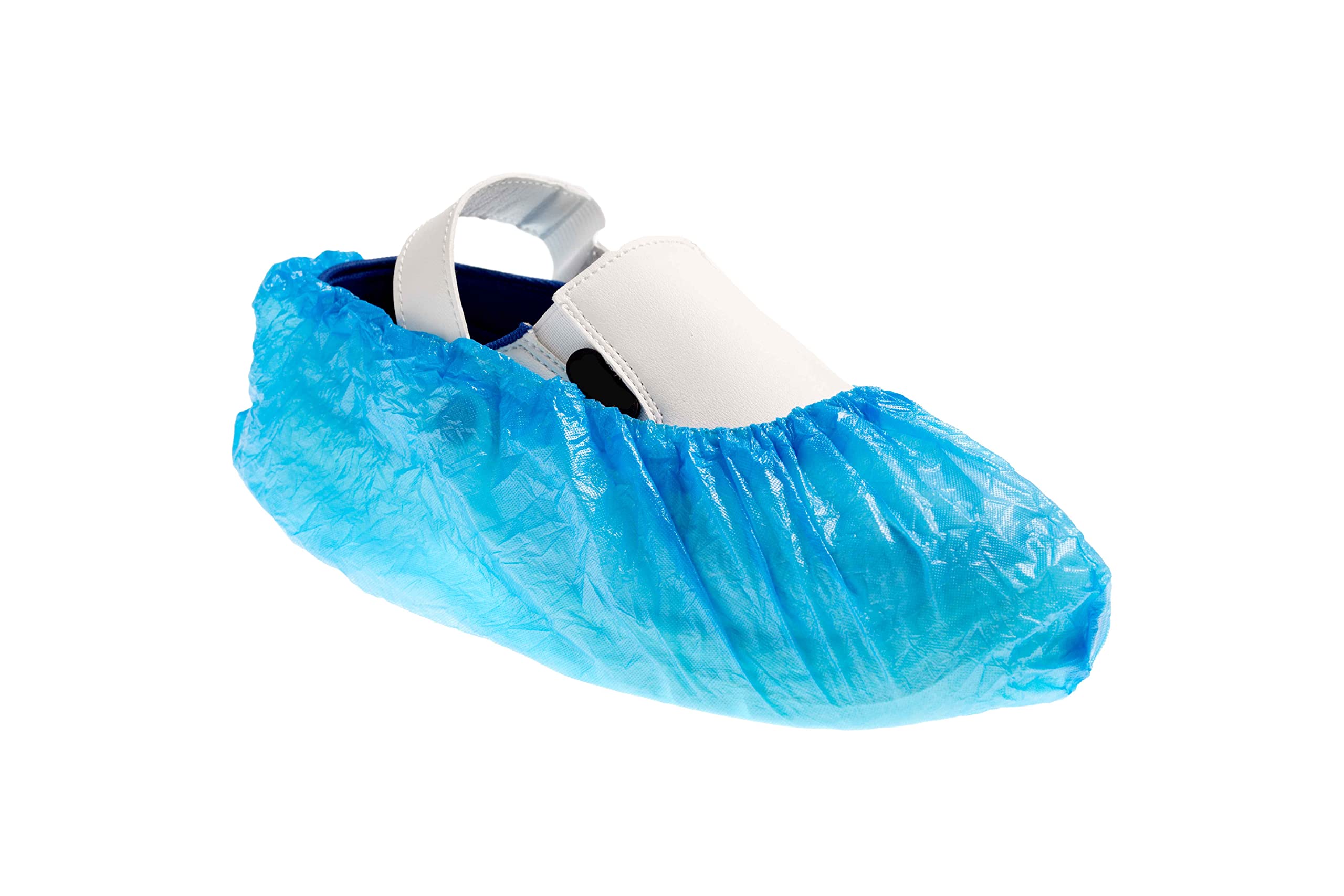 Copriscarpe Impermeabili MAQA 100 pz 42 cm Calzari Monouso USA e Getta Antiscivolo Blu