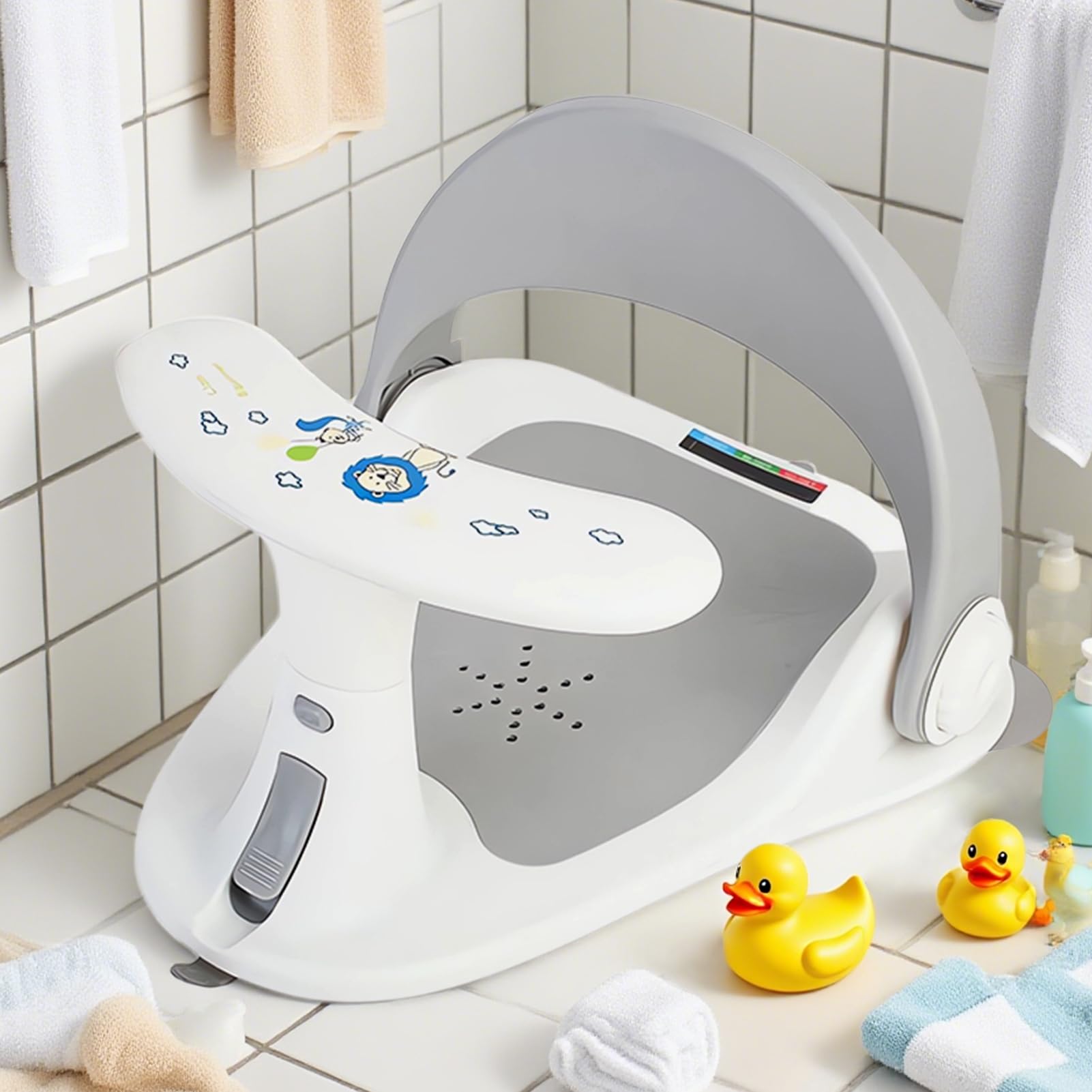 Silla De Baño Infantil Para Bañera Accesorios De Bañera Antideslizantes | Asiento Para Tinas De Bebé Para Cuidadores Padres Guarderías