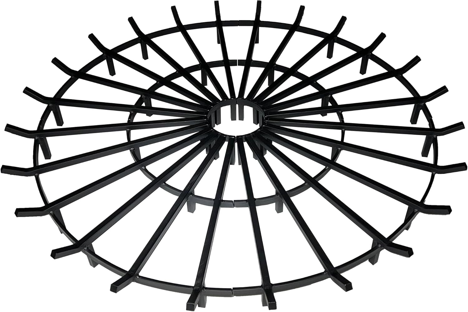 SteelFreak Super Heavy Duty Wagon Wheel Firewood Grate for Fire Pit - Made in The USA (28 Inch)
