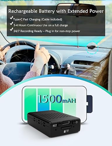 Miniatura 5 de Cámaras ocultas, cámara inalámbrica para niñera, mini cámara con almacenamiento gratuito en la nube, detección de movimiento, grabación WiFifuera de